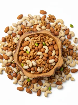 مكسرات مشكلة محمصة